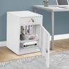 HAPPCUCOE 1 Drawer File Cabinet,Vertical File Storage Cabinet with Lock,