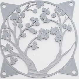 SplashNColor Cherry Blossom Fan Cover Compatible with Noctua and Other CPU Coolers & Fans, ARGB 120mm Quiet PC Case Accessories, Gaming Desktop Computer Setup Decor