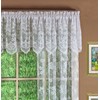 Today's Curtain Floral Vine Lace Panel 72", White, 60W x
