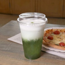 Karat C-KDL626-HH 98mm PET Dome Lids - Half Moon Flip Lids (Case of 1000)