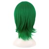MapofBeauty 40cm Short Wig with Side Bangs Synthetic Fiber Cosplay