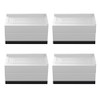 4 x Furniture Risers Bed Risers Square Lift Bed Foot