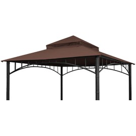 SCOCANOPY Replacement roof Compatible with Target Madaga Gazebo Model L-GZ136PST (Brown)