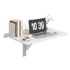 IFANNY Wall Mounted Folding Desk, Fold Down Drop Leaf Table,
