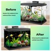 Aquarium Background Static Cling Black Fish Tank Background Wallpaper Fish
