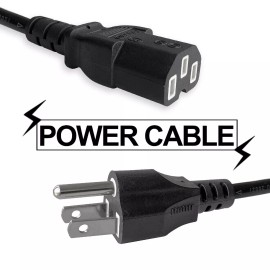 sk Computer Power Cord Cable Desktop Computer Printer TV - 6ft C13 C-13