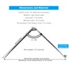 ZLKSKER 10 inch Professional Woodworking Compass with Pencil Holder Lockable