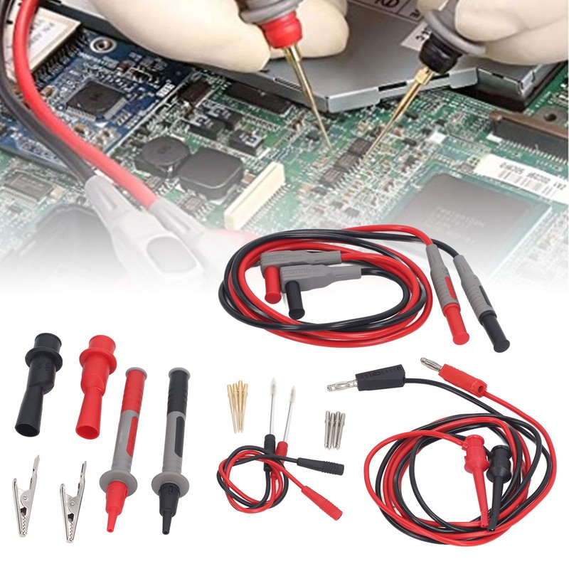 Multifunctional Multimeter Test Cable Kit Probe Replaceable Multimeter Test Kit