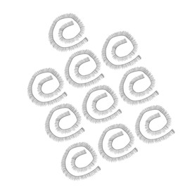 KOMBIUDA 20pcs Craft Doll Eyelashes Soft Black Decorative Faux Lashes for DIY Dolls Eyelashes Accessories Enhance Appearance for Creative Projects