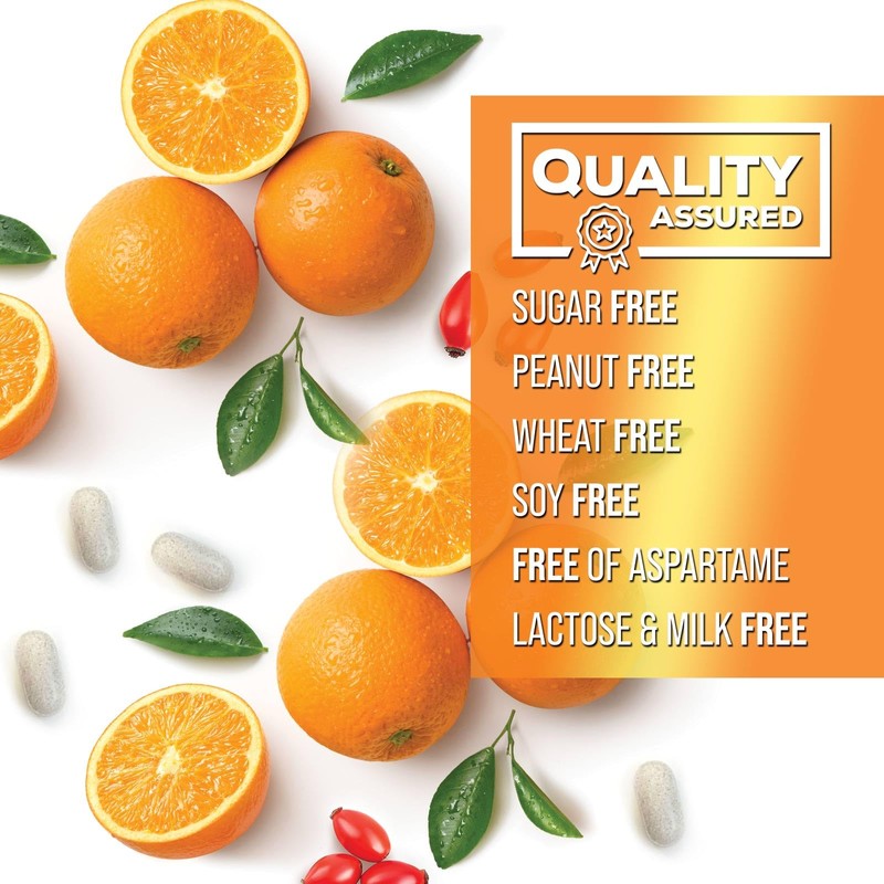 Vitamin C 1000mg Chewable Supplement - Extra Strength Immune Support