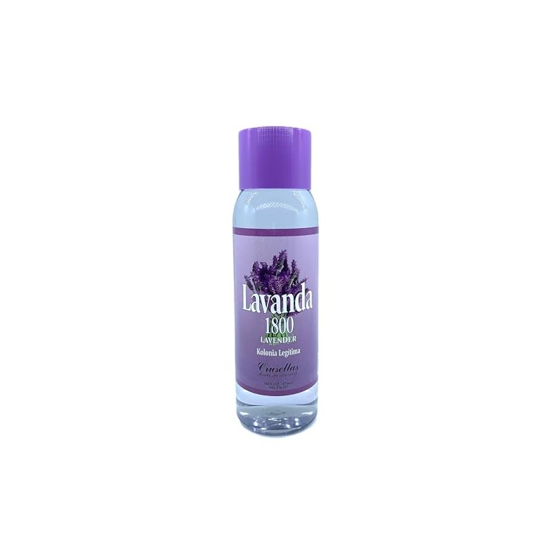 Crusellas Legitima Agua de Kolonia 1800 Lavender (Lavanda) Splash Cologne