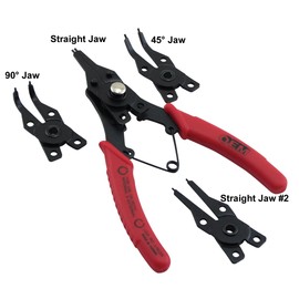 OEMTOOLS 25012 Four-Piece Combination Snap Ring Pliers Set