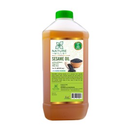 NatureMills Natural Sesame Oil - 2 Liter - 67.6 Fl.Oz - Cold pressed, Unrefined