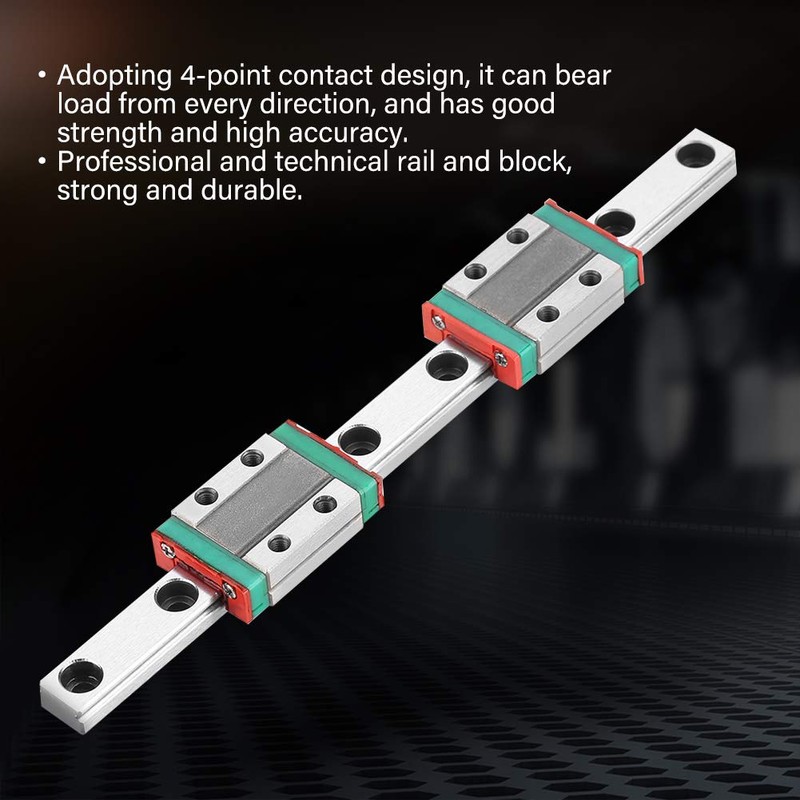 150 mm linear guide rail with one guide MGN9B 150