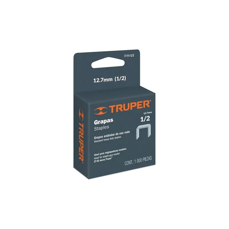 Grapas Grampas Para Engrapadora Truper Et-50 10mm X 1000 Un