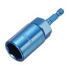 sourcing map Nut Driver 18mm Hex Drive Socket CR-V Steel