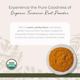 Starwest Botanicals Raíz de Cúrcuma Orgánica en Polvo 907g - Cúrcuma - Natural - Antioxidante - Hecho en USA
