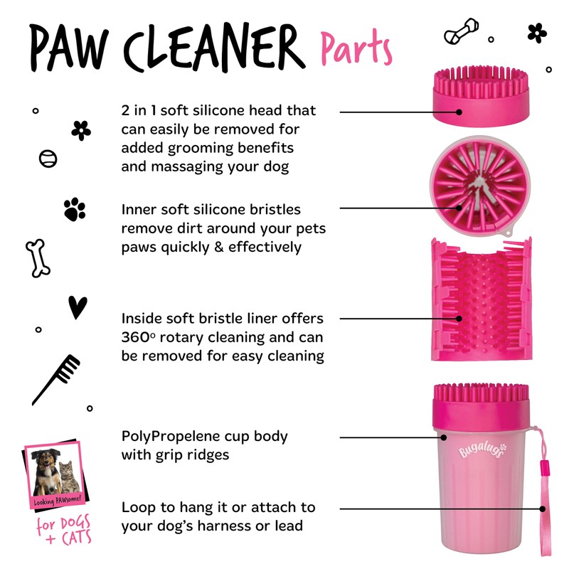 BUGALUGS Bugalugs Dog Paw Cleaner Paw Washers For Dogs. A