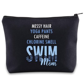 G2TUP Swim Mom Makeup Bag Swim Mom Gifts Swim Mom Toiletry Bag Swimming Pool Lover Gifts (SWIM-MOM)
