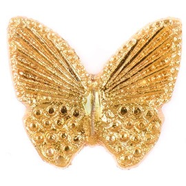 ETHNICITI Butterfly Gold Metal Vintage Knob Pull Handle Drawer Cupboard Cabinet Gold Butterfly Metal Knob