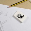2 x 45mm 'Playful Cat' Erasers/Rubbers (ER00042723)