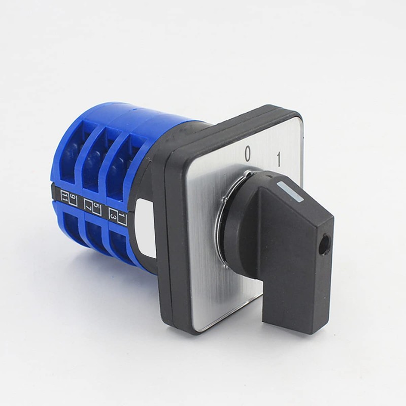 1Pcs Universal Changeover Selector Switch, Power Transfer Switch, 4 Positions
