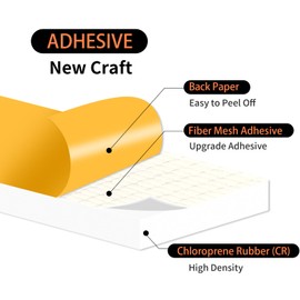 Weather Stripping,Front Door Insulation,Strong Adhesive, Lightproof, Soundproof Foam,Seal Strip for Door Frame,Window Frame(White,2 in x 1/2 in x 6.5Ft)