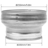 10" to 8" Inch Ventilation Duct Reducer - Galvanized Steel