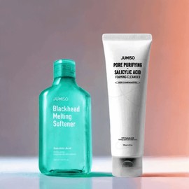 Jumiso Cleansing Foam Blackhead Dissolving / Salicylic Acid Cleansing Foam 120g + Blackhead Melting Softener 150ml Cleansing Foam 120g + Blackhead Softener 150ml / 주미소 클렌징폼 블랙헤드녹이기 /살리실산 클렌징폼 120g + 블랙헤드 멜팅 소프트너 150ml 클렌징폼 120g + 블랙헤드소프트너 150ml