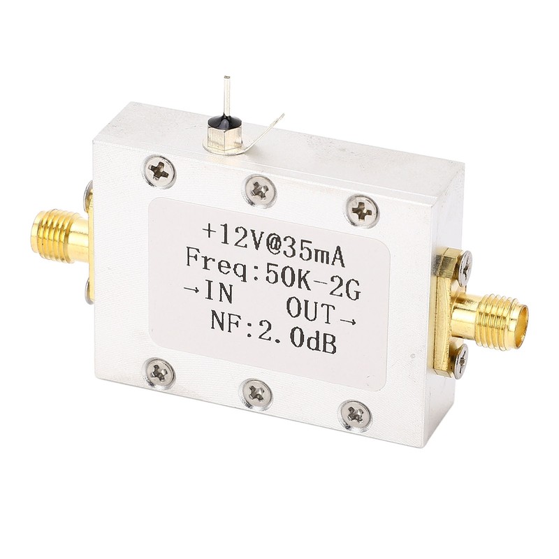Broadband Amplifier 50K‑2GHZ LNA Amplifier Low Noise 31dB High Gain