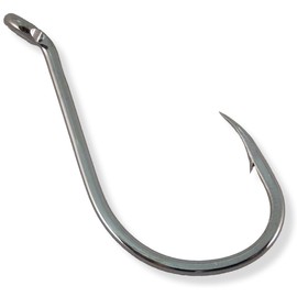 Owner American SSW Super Needle Point Hook, #7/0, Chrome, 3 Per Pack