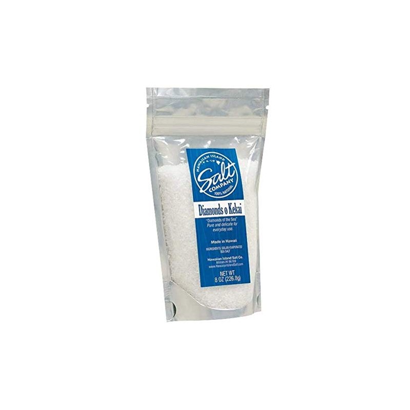 Hawaiian Island Salt Company (Diamonds o Kekai, 8 Ounce Pouch)