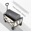 WHITSUNDAY Collapsible Folding Garden Outdoor Park Utility Wagon Picnic Camping