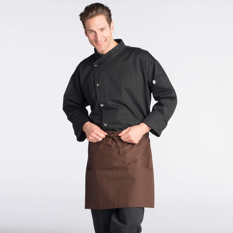 Uncommon Threads Unisex Waist Apron 22W X 18L, Black, One