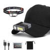 XLENTGEN LED Clip-on Cap Lights USB Rechargeable Hands Free Hat