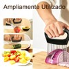 2 Cortadores de Cebolla y Verduras de Acero Inoxidable