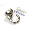 Hangman Products Elephant Hook Ceiling Hanger - (Nickel) Pack of