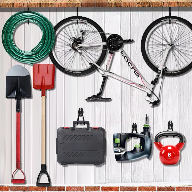 3-H Weed Eater Hanger 2 Pack,2 Garden Hose Holder,2 Screw