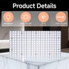 Jeogejin 4PCS Soft LED Backlight Sheet 24V 36W 6000K White,Single