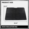 G-PLUS Under Hood Insulation Pad 1/2" Clips Compatible with 1981-1987