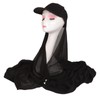 Women Muslim Hijab 2 in 1 Basketball Cap and Scarf