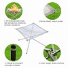 Portable Fire Pit Folding Camping Fire Pit - Stainless Steel