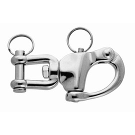 Dutyhook 8X87 Quick Release Clevis Pin Swivel Shackle, Stainless Steel AISI 316
