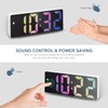 Ankilo Upgraded Digital Alarm Clock, LED Clock for Bedroom, Electronic