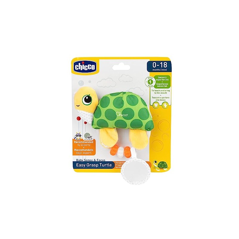 Chicco Sonajero de Tela Tortuga
