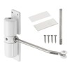 sourcing map Automatic Spring Door Closer Adjustable 40 lbs Self-Closing