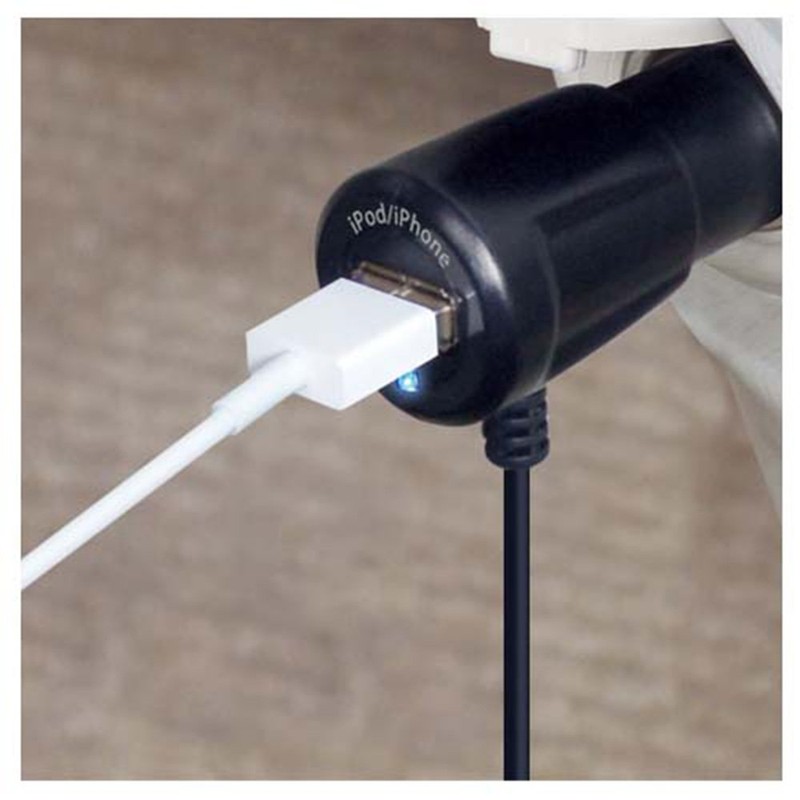 seiwa Apple MFi Certified Reel Charger with Suction Cup Holder