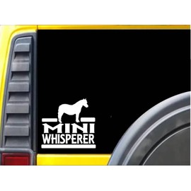 Mini Horse Whisperer Sticker J919 6 inch miniature Horse decal