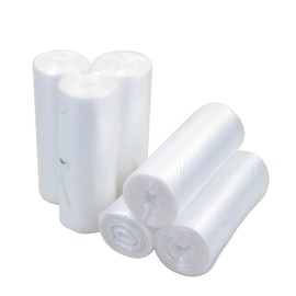 Sosody 3 Gallon Small Garbage Bags, 10 L Clear Bathroom Trash Bags, 150 Counts / 6 Rolls