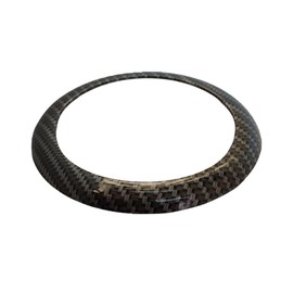 VHEUHZ Rear Badge Ring Cover Compatible with F20 F21 1 Series M135i M140i (Carbon Fiber Black)